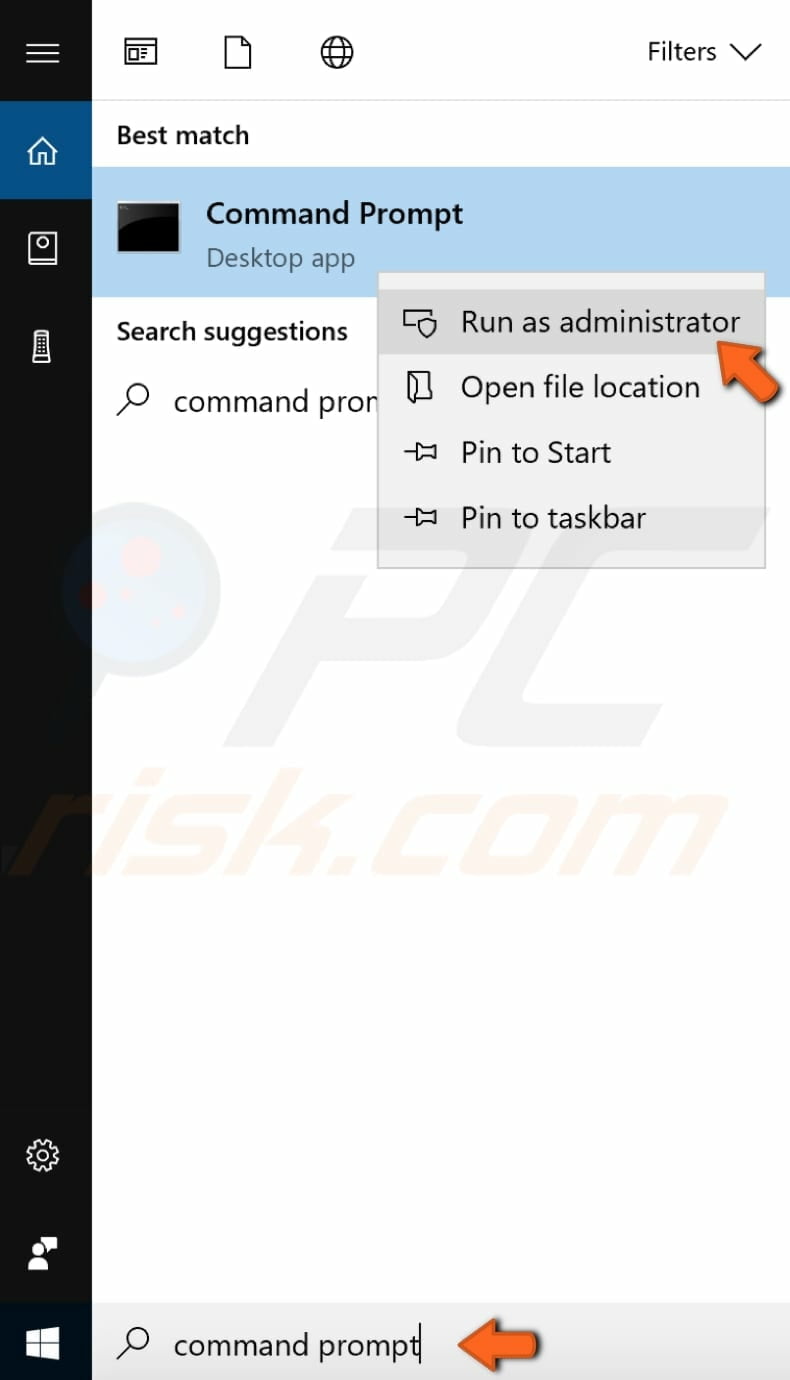run as administrator