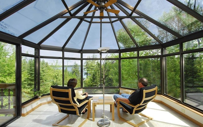 glass sunroom cost