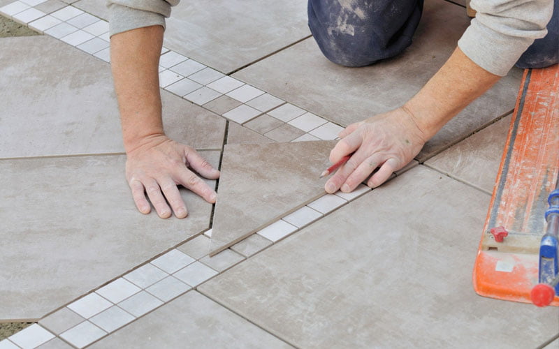 cracked floor tile repair