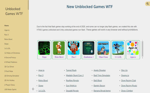 Unblock Games WTF