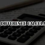 age difference calculator