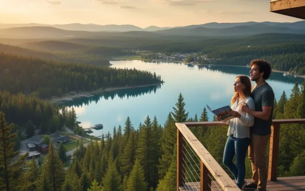 how surrounding landscapes shape buyer decisions for lake houses near me